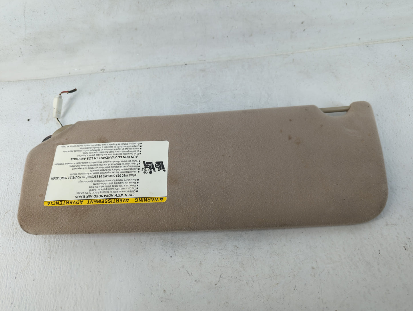 2005-2010 Toyota Sienna Sun Visor Shade Replacement Passenger Right Mirror Fits Fits 2005 2006 2007 2008 2009 2010 OEM Used 