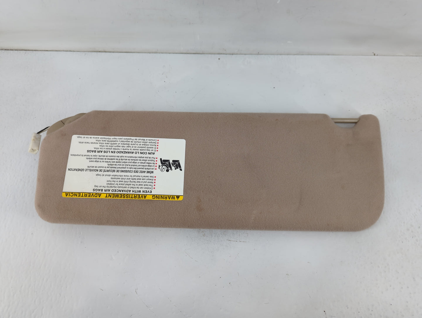 2005-2010 Toyota Sienna Sun Visor Shade Replacement Passenger Right Mirror Fits Fits 2005 2006 2007 2008 2009 2010 OEM Used 