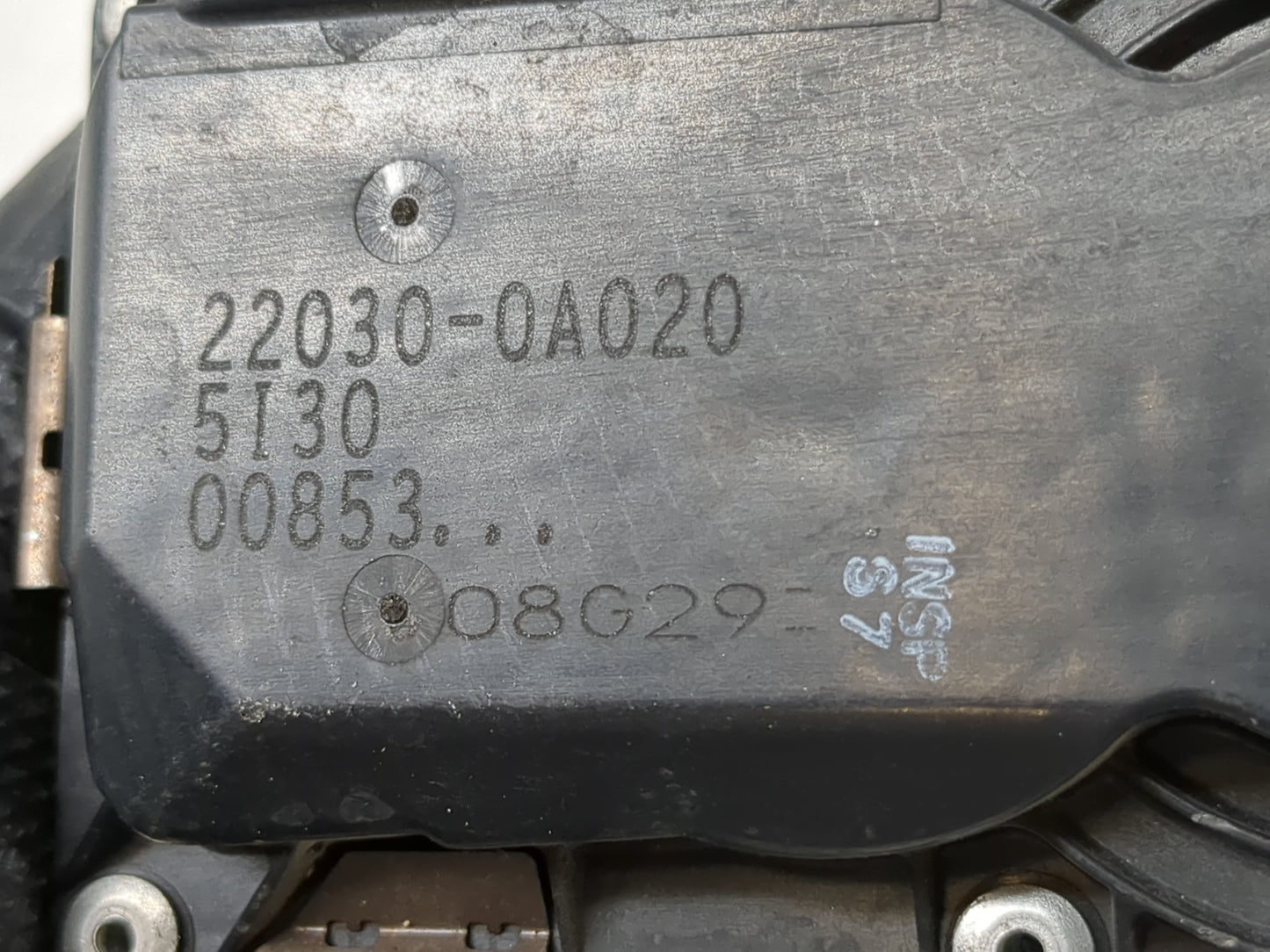 2004-2008 Toyota Solara Throttle Body P/N:22030-0A020 Fits Fits 2003 2004 2005 2006 2007 2008 2009 2010 OEM Used Auto Parts 