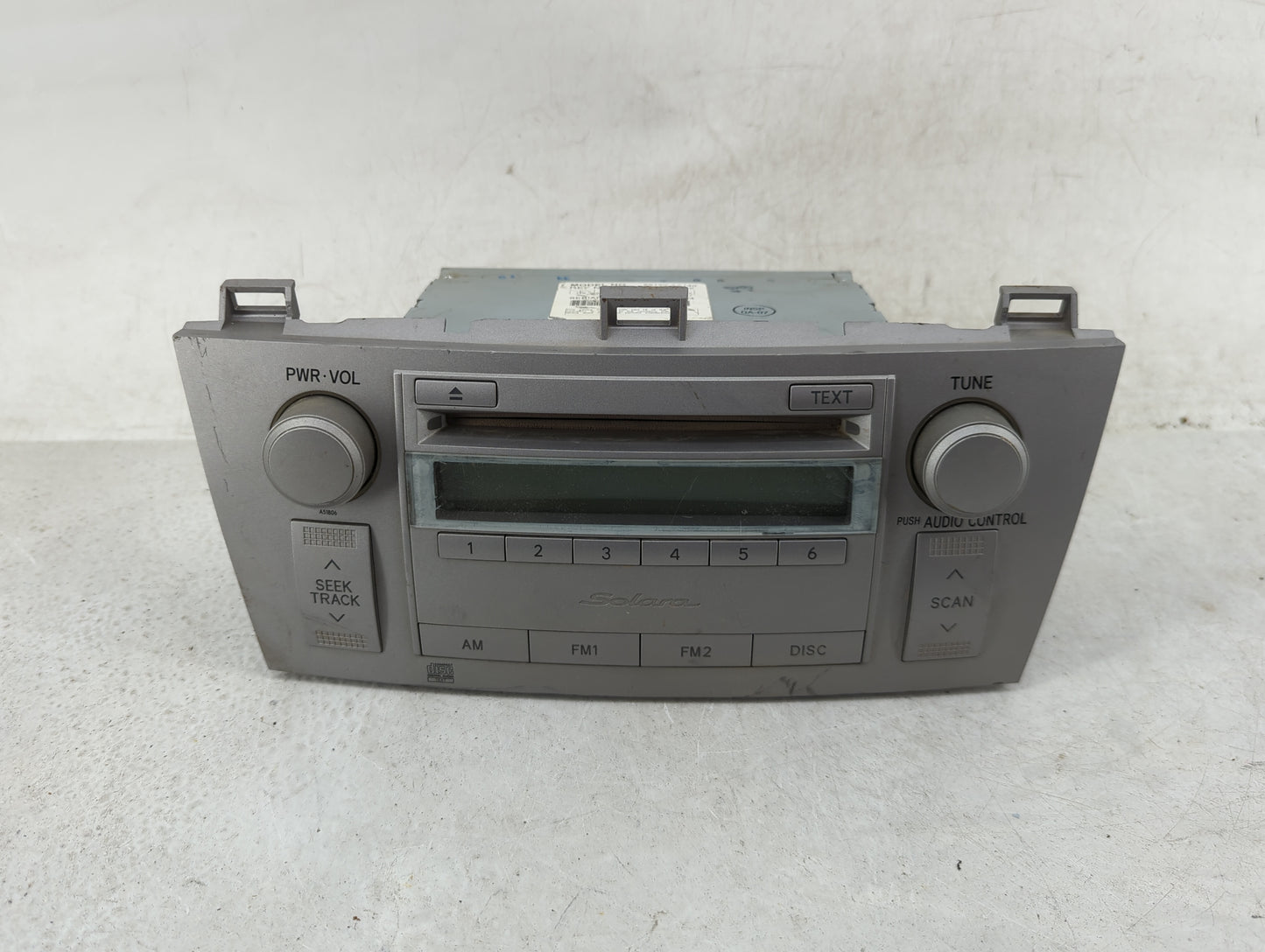 2004-2006 Toyota Solara Radio AM FM Cd Player Receiver Replacement P/N:86120-AA140 CQ-JS8360X Fits Fits 2004 2005 2006 OEM U