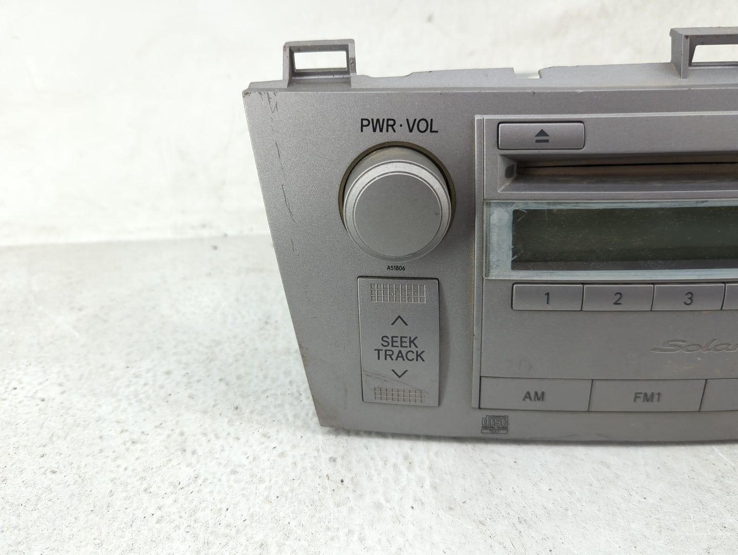 2004-2006 Toyota Solara Radio AM FM Cd Player Receiver Replacement P/N:86120-AA140 CQ-JS8360X Fits Fits 2004 2005 2006 OEM U