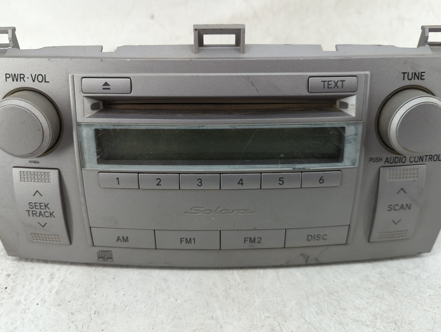 2004-2006 Toyota Solara Radio AM FM Cd Player Receiver Replacement P/N:86120-AA140 CQ-JS8360X Fits Fits 2004 2005 2006 OEM U