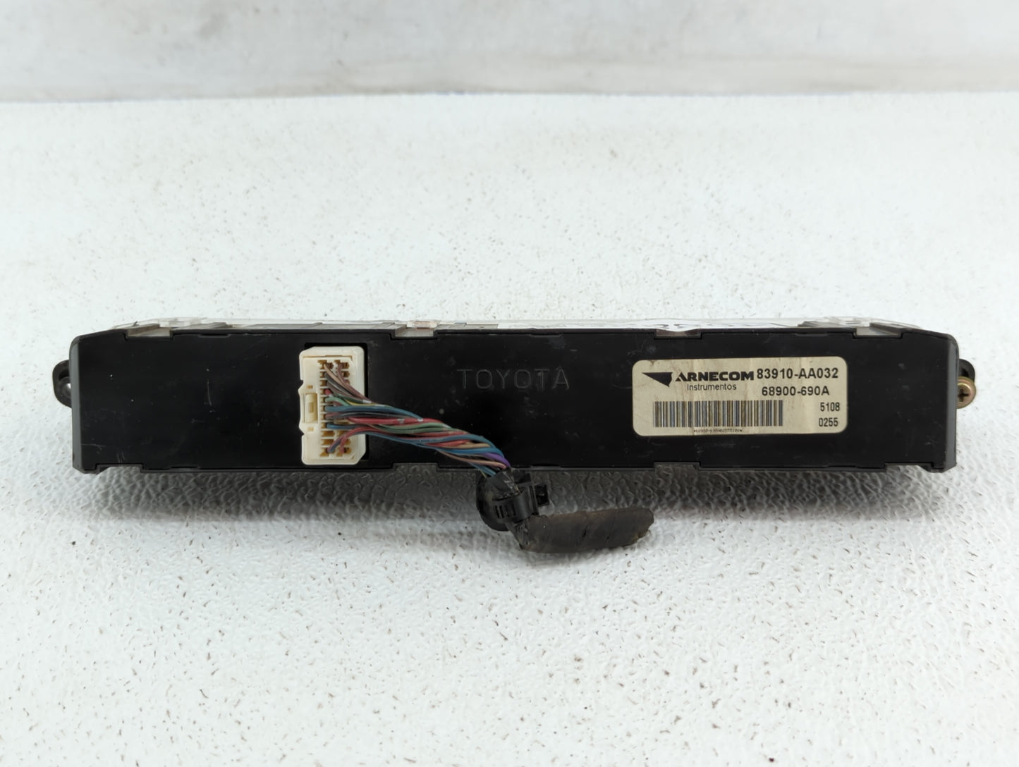 2006 Toyota Solara Digitial Dash Clock P/N:83910-AA032 Fits OEM Used Auto Parts - Oemusedautoparts1.com
