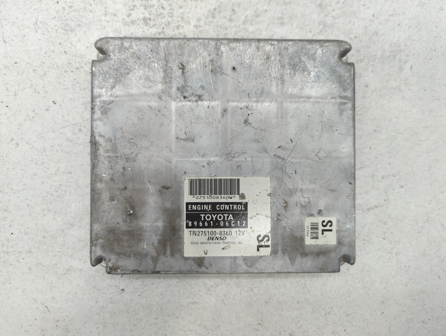 2005-2006 Toyota Solara PCM Engine Control Computer ECU ECM PCU OEM P/N:89661-06C12 Fits Fits 2005 2006 OEM Used Auto Parts 
