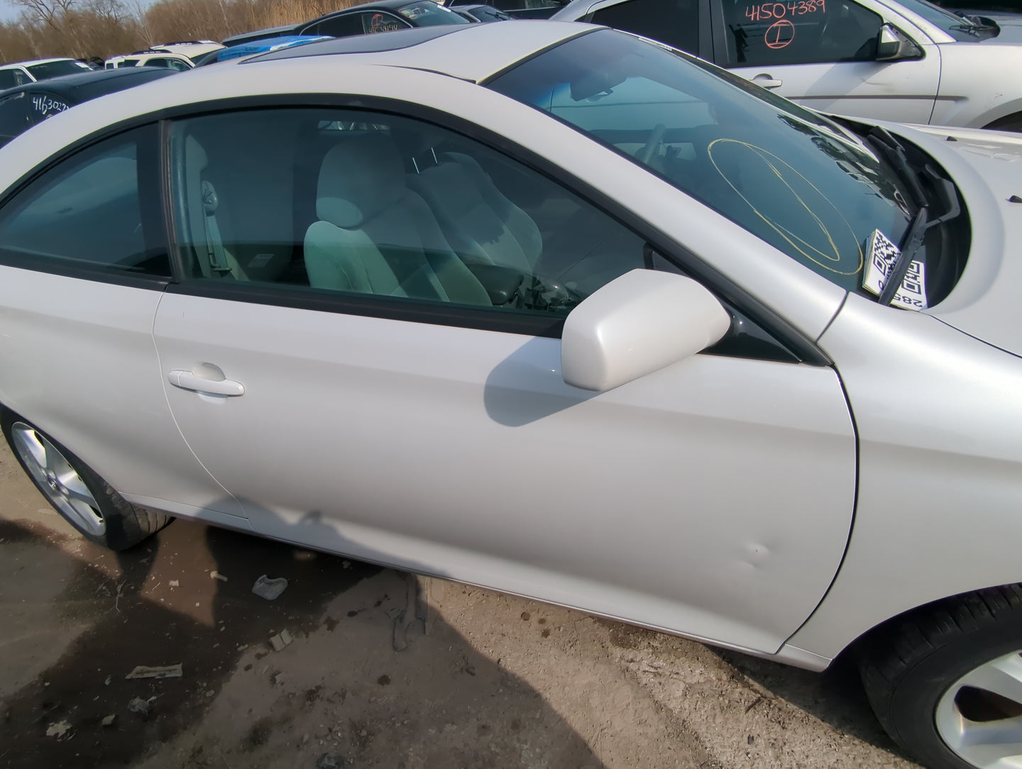 2004-2008 Toyota Solara Passenger Front Door Oem - Oemusedautoparts1.com