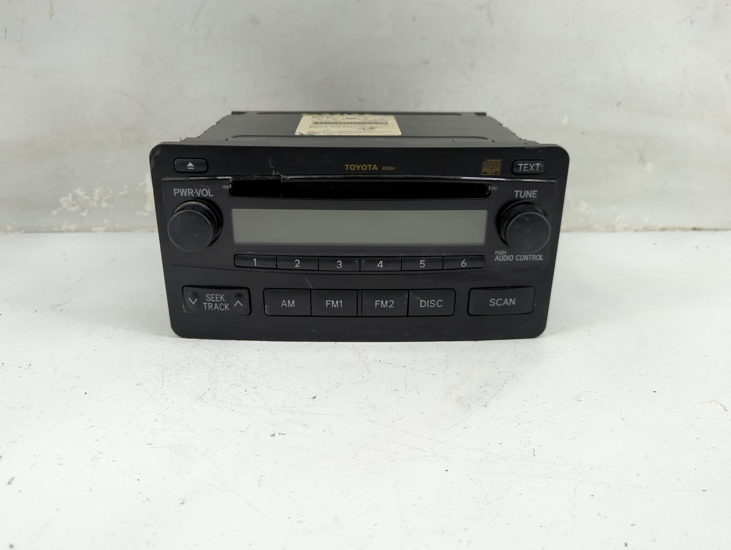 2003-2006 Toyota Tundra Radio AM FM Cd Player Receiver Replacement P/N:88120-0C100 Fits Fits 2003 2004 2005 2006 OEM Used Au