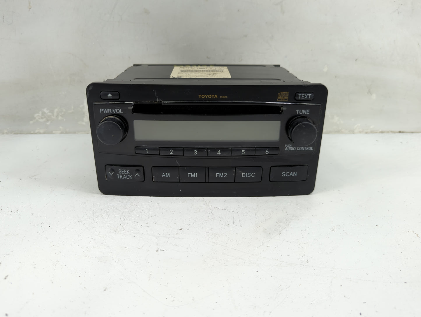 2003-2006 Toyota Tundra Radio AM FM Cd Player Receiver Replacement P/N:88120-0C100 Fits Fits 2003 2004 2005 2006 OEM Used Au