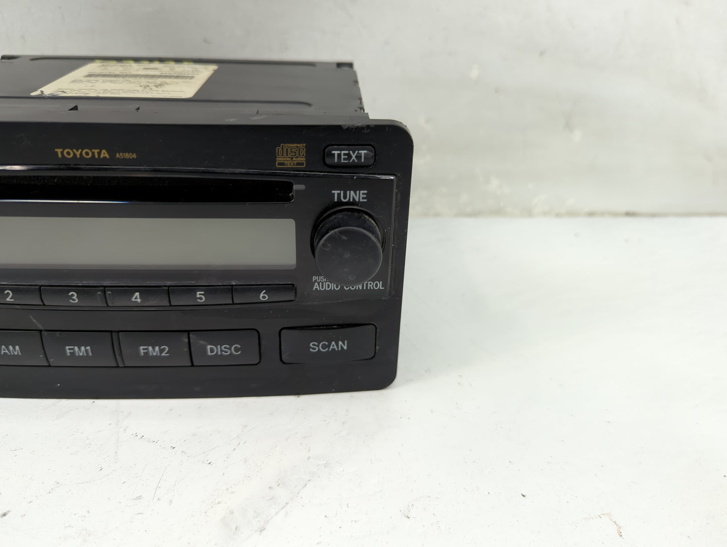 2003-2006 Toyota Tundra Radio AM FM Cd Player Receiver Replacement P/N:88120-0C100 Fits Fits 2003 2004 2005 2006 OEM Used Au