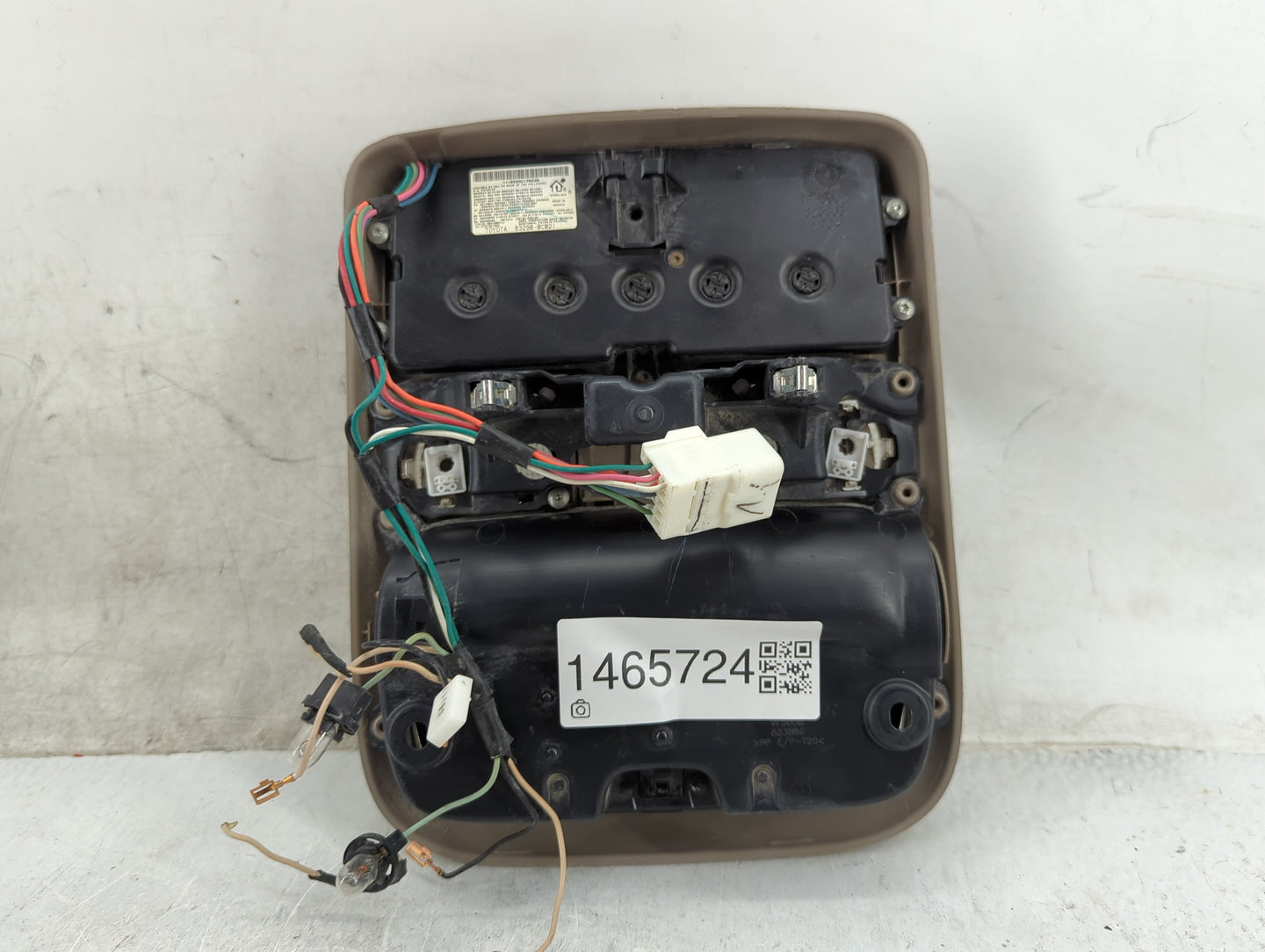 2006 Toyota Tundra Overhead Roof Console Tan - Oemusedautoparts1.com
