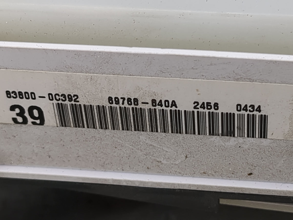 2005-2006 Toyota Tundra Instrument Cluster Speedometer Gauges P/N:83800-0C392 89768-840A Miles: Fits Fits 2005 2006 OEM Used