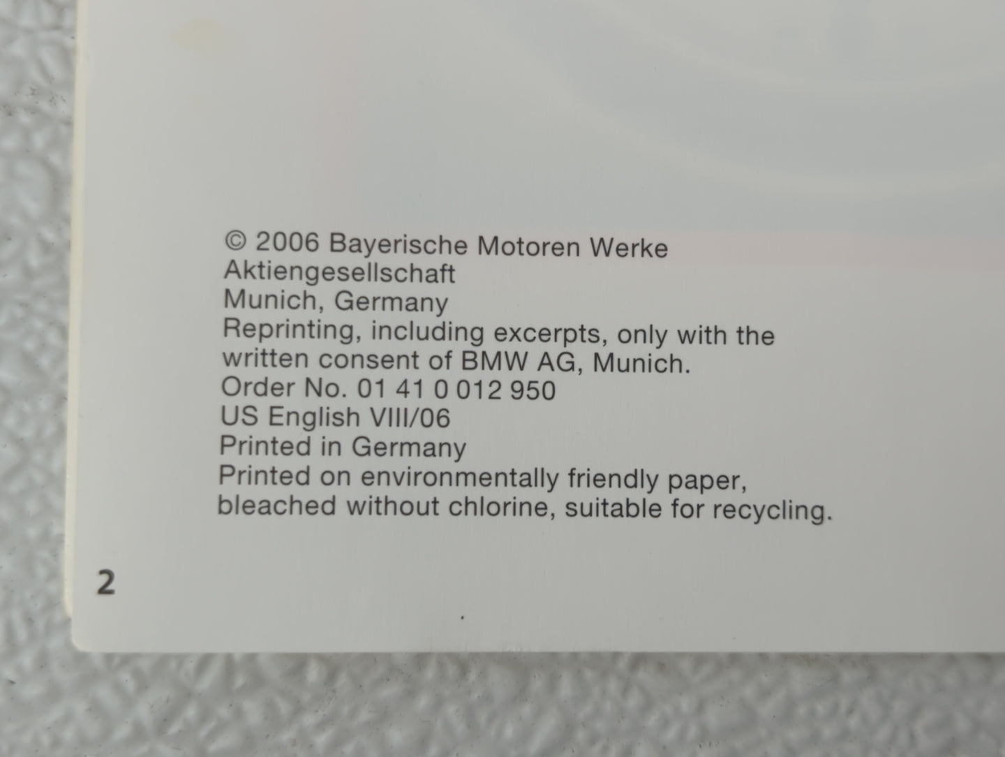 2006 Volkswagen Atlas Owners Manual Book Guide OEM Used Auto Parts - Oemusedautoparts1.com