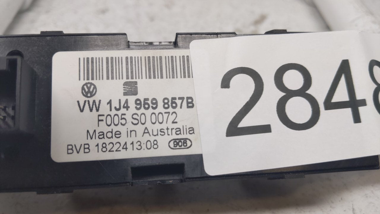 2006 Volkswagen Golf Master Power Window Switch Replacement Driver Side Left Fits OEM Used Auto Parts - Oemusedautoparts1.co