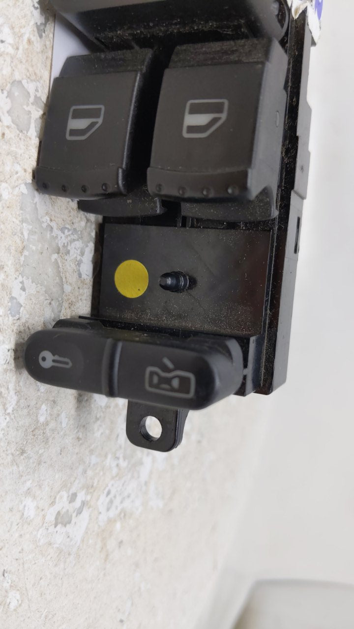 2006 Volkswagen Golf Master Power Window Switch Replacement Driver Side Left Fits OEM Used Auto Parts - Oemusedautoparts1.co
