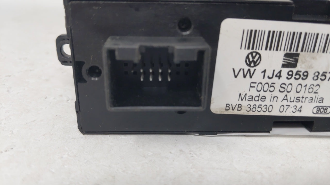 2006 Volkswagen Golf Master Power Window Switch Replacement Driver Side Left Fits OEM Used Auto Parts - Oemusedautoparts1.co