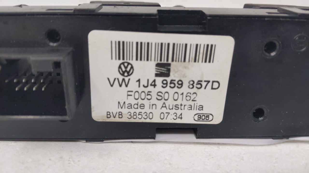 2006 Volkswagen Golf Master Power Window Switch Replacement Driver Side Left Fits OEM Used Auto Parts - Oemusedautoparts1.co