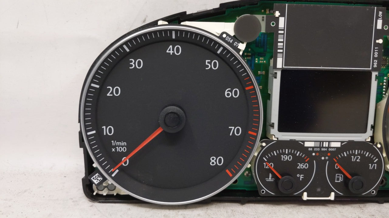 2004-2007 Volkswagen Golf Instrument Cluster Speedometer Gauges P/N:1K0 920 953H Fits Fits 2004 2005 2006 2007 OEM Used Auto
