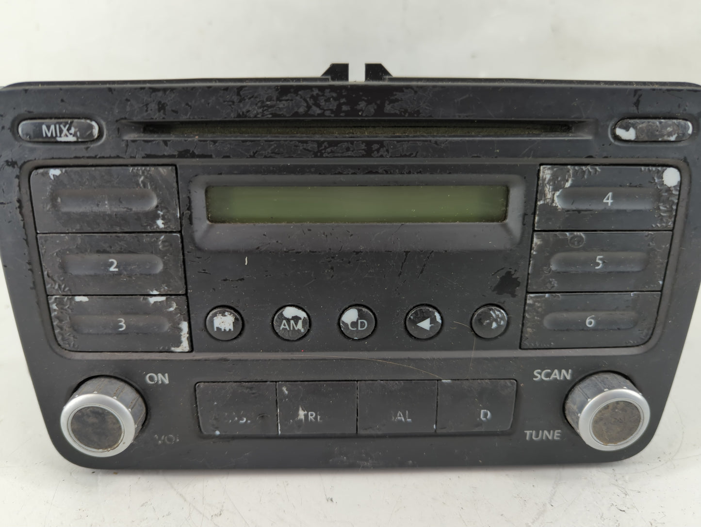 2006-2007 Volkswagen Jetta Radio AM FM Cd Player Receiver Replacement P/N:1K0 035 161 A Fits Fits 2006 2007 OEM Used Auto Pa