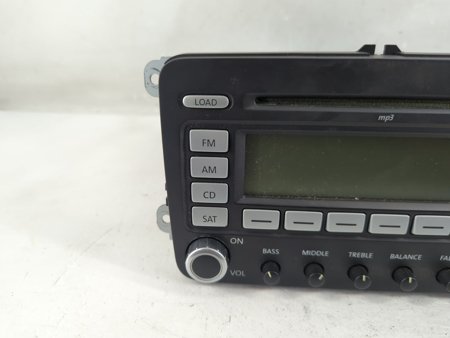 2006-2009 Volkswagen Jetta Radio AM FM Cd Player Receiver Replacement P/N:28119146 Fits Fits 2006 2007 2008 2009 OEM Used Au