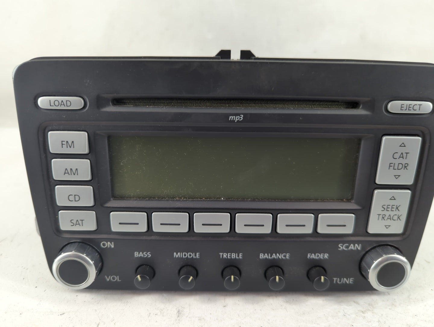 2006-2009 Volkswagen Jetta Radio AM FM Cd Player Receiver Replacement P/N:28119146 Fits Fits 2006 2007 2008 2009 OEM Used Au