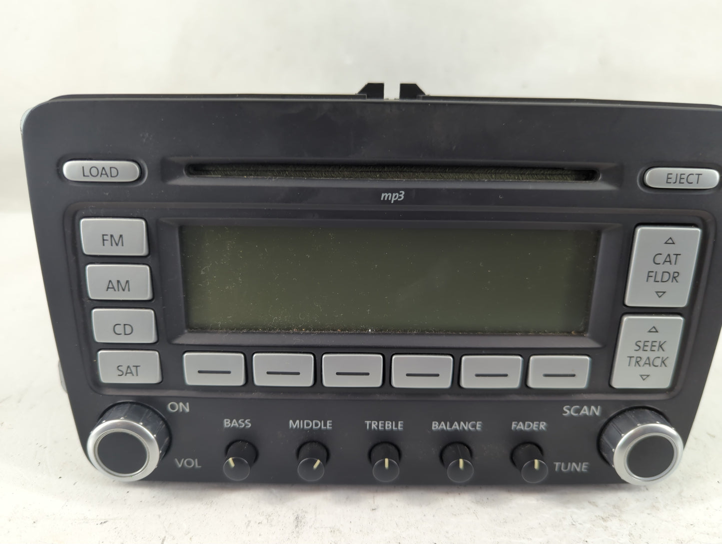 2006-2009 Volkswagen Jetta Radio AM FM Cd Player Receiver Replacement P/N:28119146 Fits Fits 2006 2007 2008 2009 OEM Used Au