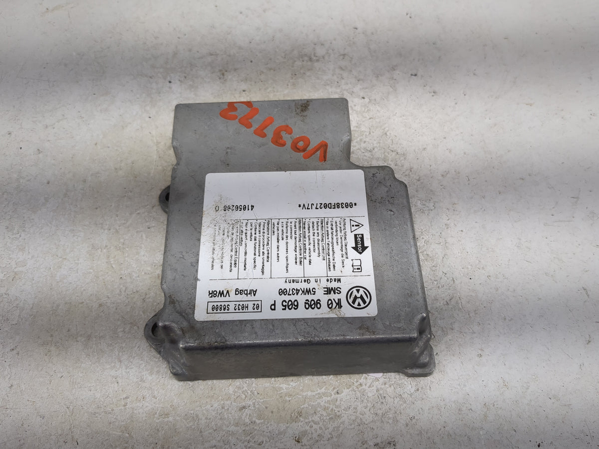 2005-2006 Volkswagen Jetta Safety Restraint Srs Airbag Control Module - Oemusedautoparts1.com