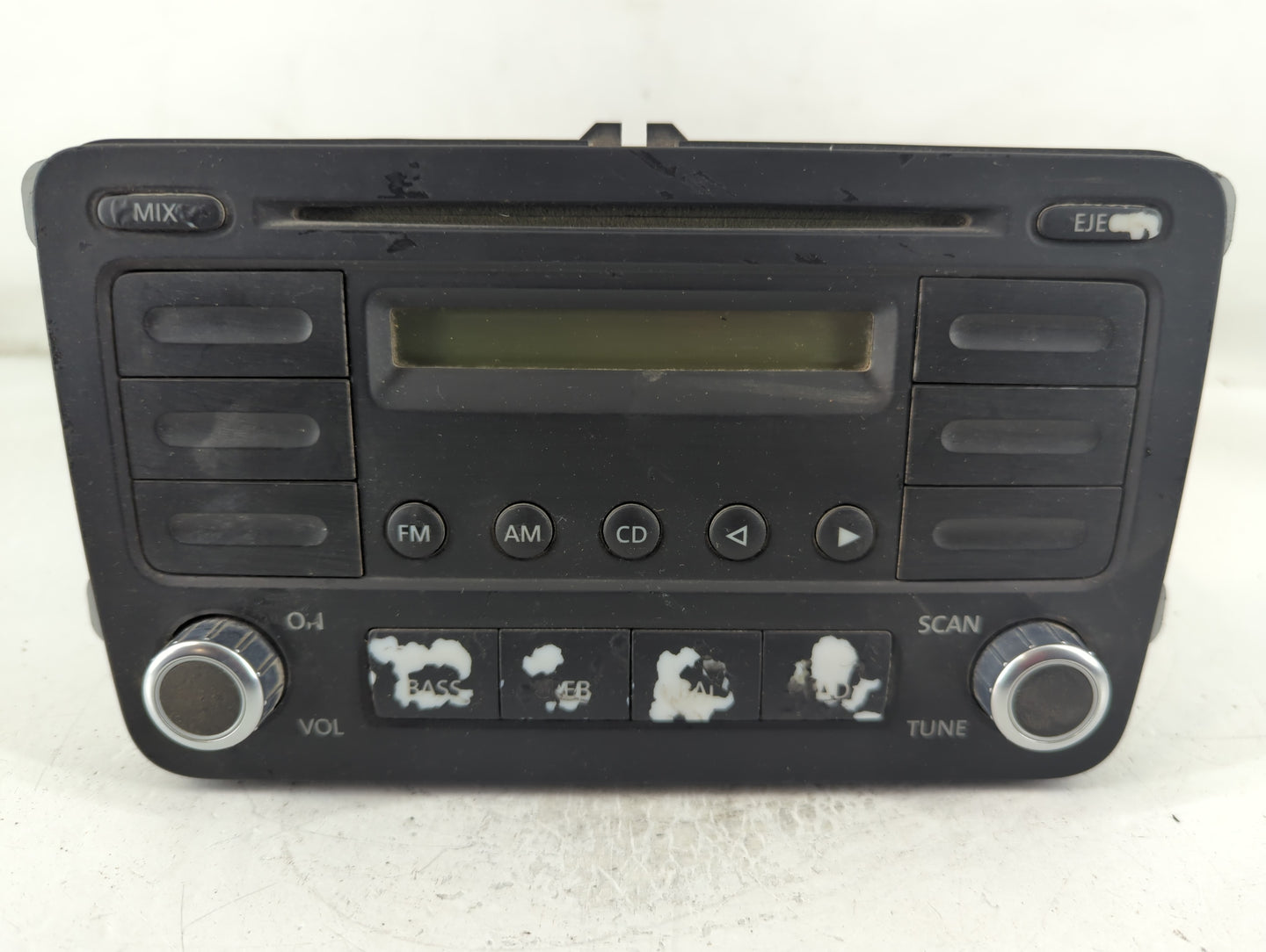 2005-2009 Volkswagen Jetta Radio AM FM Cd Player Receiver Replacement P/N:1K0 035 161A Fits Fits 2005 2006 2007 2008 2009 20