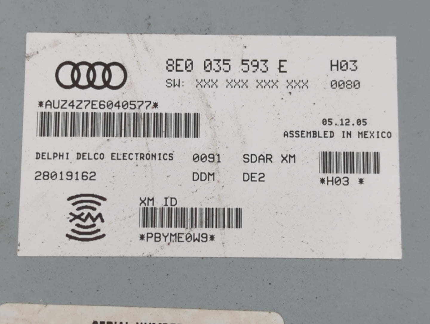 2006 Volkswagen Passat Radio Speaker Amplifier - Oemusedautoparts1.com