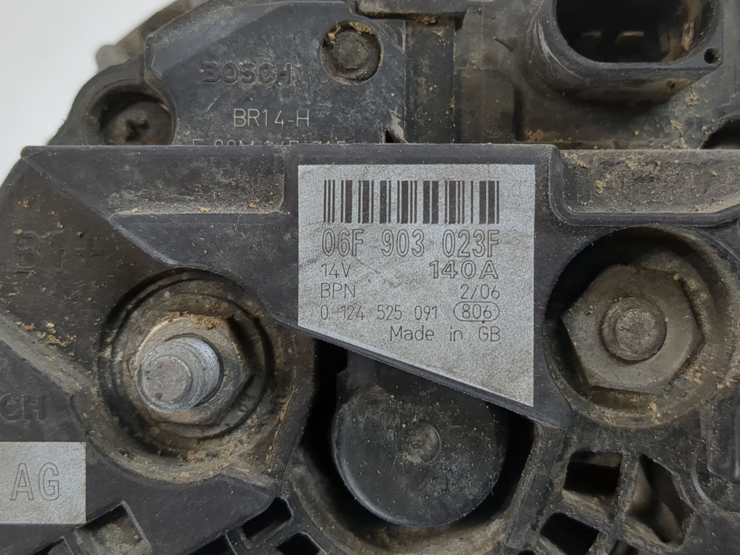 2006 Volkswagen Passat Alternator Replacement Generator Charging Assembly Engine OEM Fits OEM Used Auto Parts - Oemusedautop