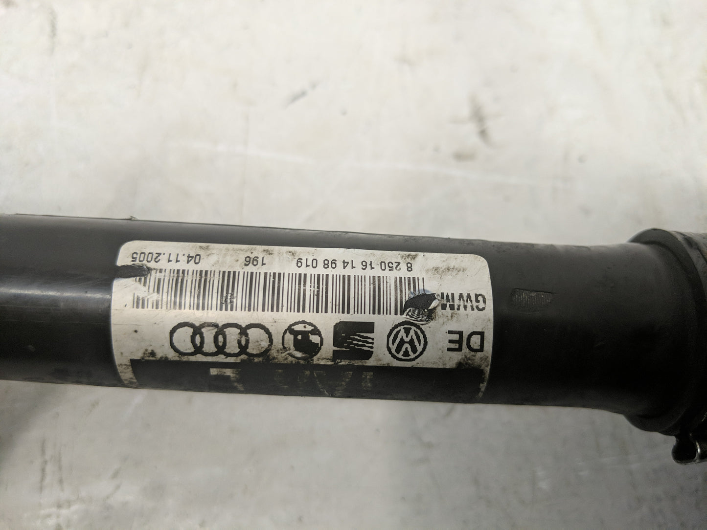 2006-2009 Volkswagen Passat Axle Shaft Front Driver Cv C/v - Oemusedautoparts1.com