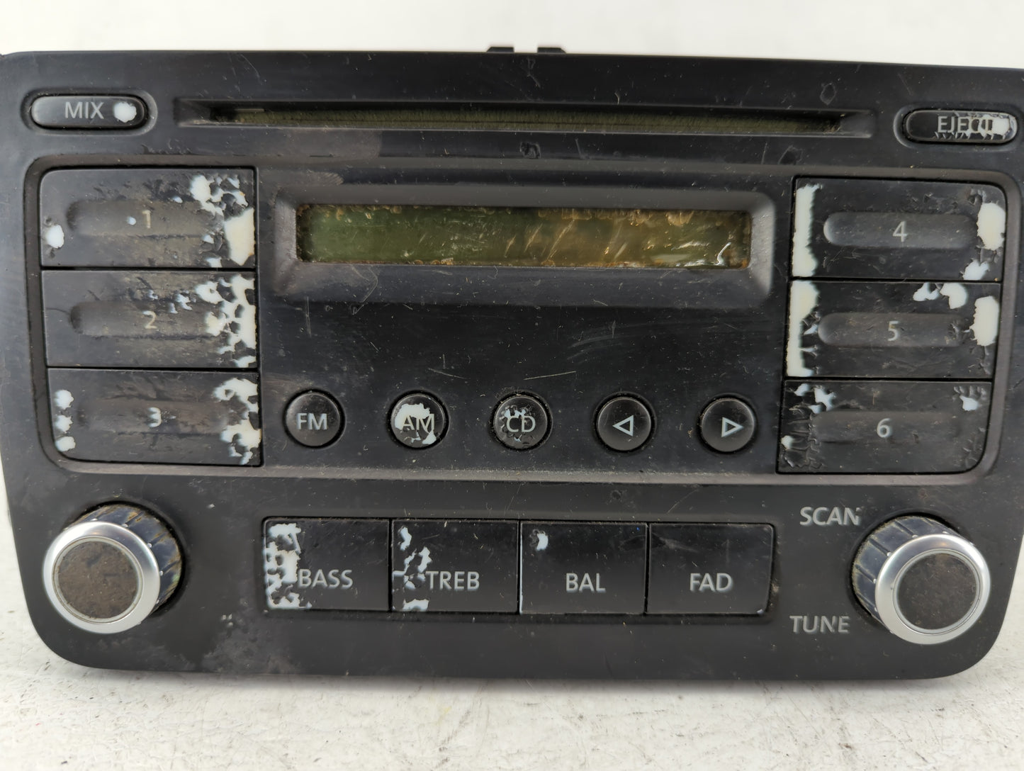 2006-2010 Volkswagen Passat Radio AM FM Cd Player Receiver Replacement P/N:28027030 Fits Fits 2005 2006 2007 2008 2009 2010 