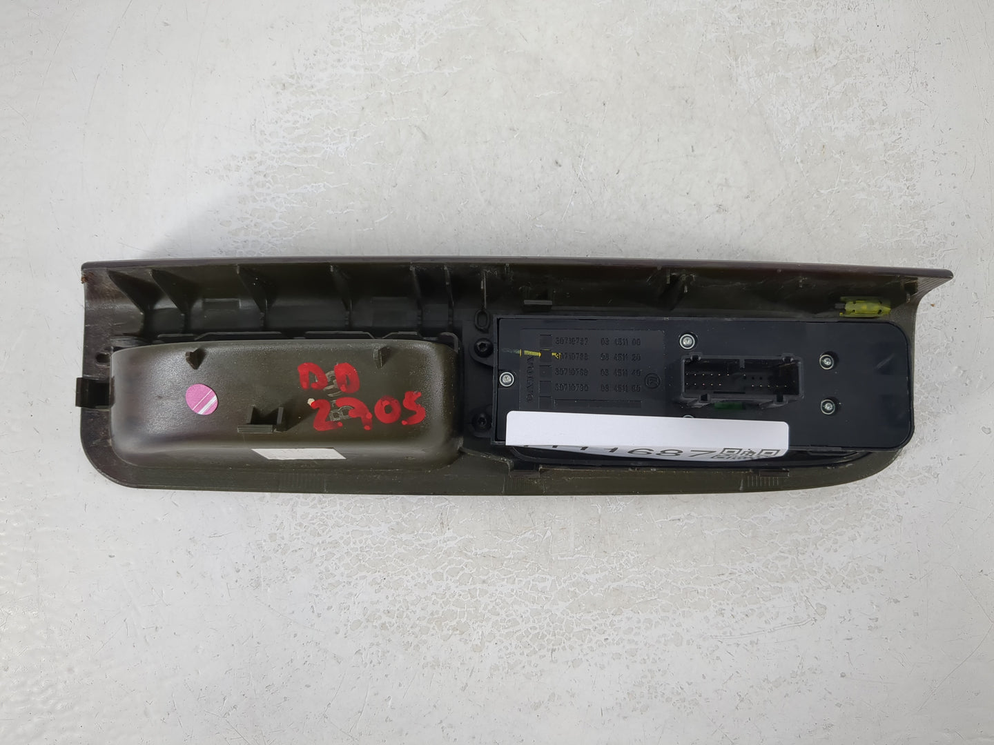 2004-2006 Volvo S40 Master Power Window Switch Replacement Driver Side Left P/N:8679667 Fits Fits 2004 2005 2006 OEM Used Au