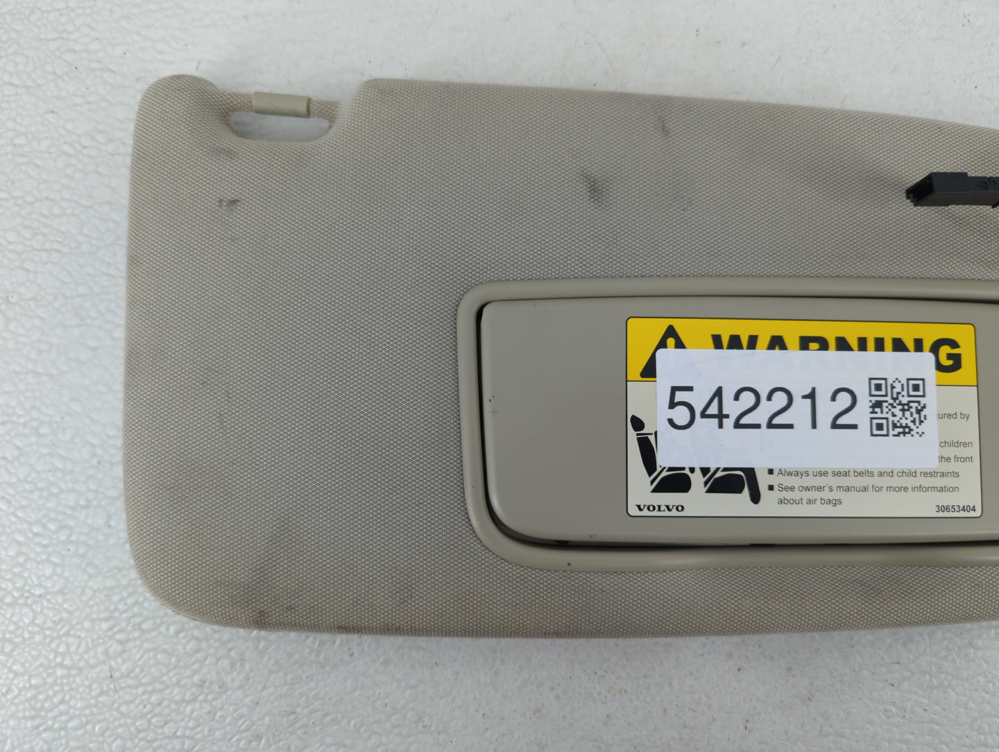 2004-2006 Volvo S40 Sun Visor Shade Replacement Passenger Right Mirror Fits Fits 2004 2005 2006 OEM Used Auto Parts - Oemuse