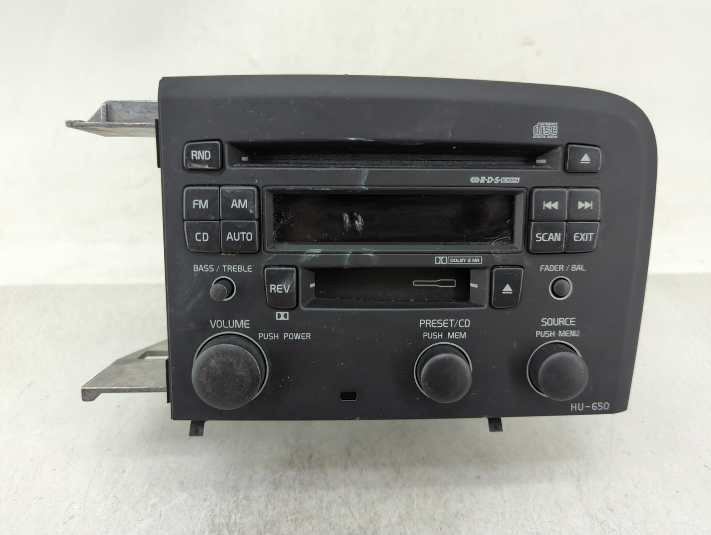 2005-2006 Volvo S80 Radio AM FM Cd Player Receiver Replacement P/N:30745808-1 Fits Fits 2005 2006 OEM Used Auto Parts - Oemu