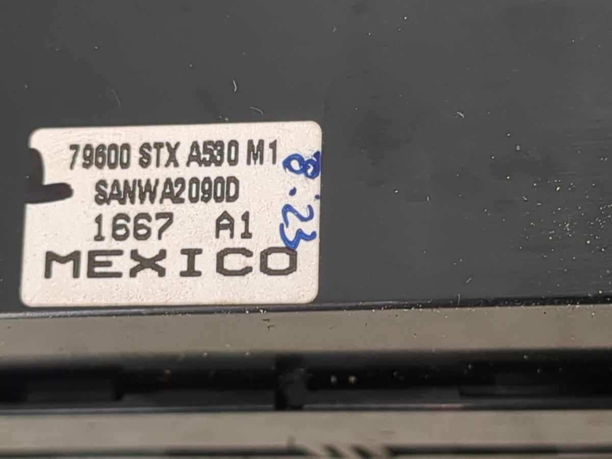 2007-2009 Acura Mdx Climate Control Module Temperature AC/Heater Replacement P/N:79600STXA530M1 SANWA2090D Fits OEM Used Aut