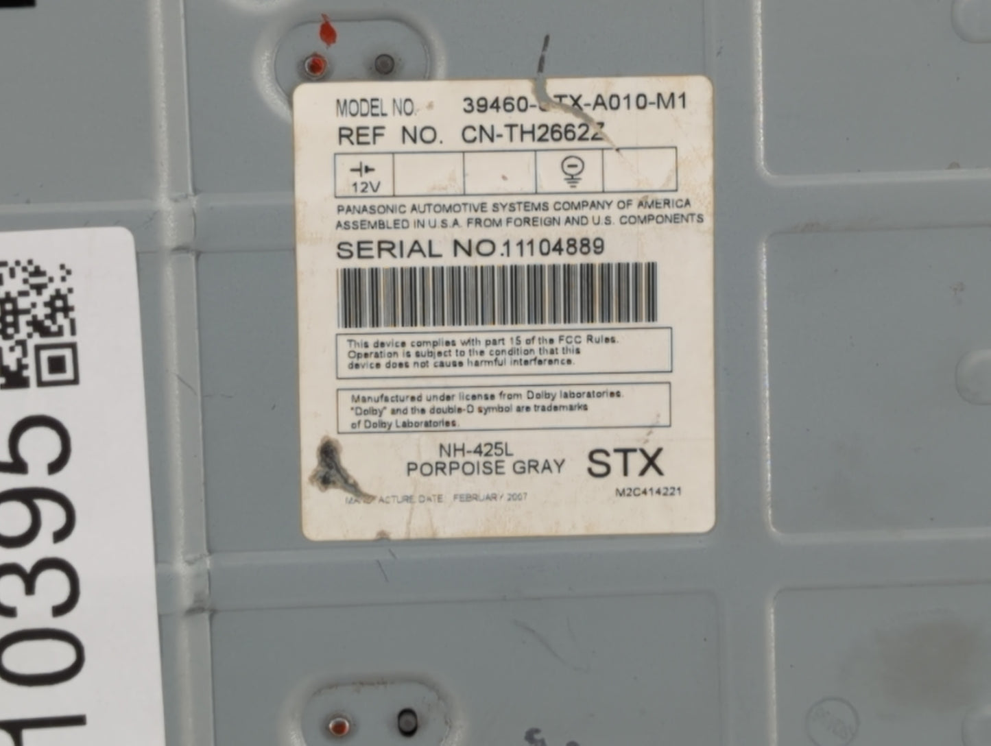 2007-2009 Acura Mdx Information Display Screen Grey - Oemusedautoparts1.com