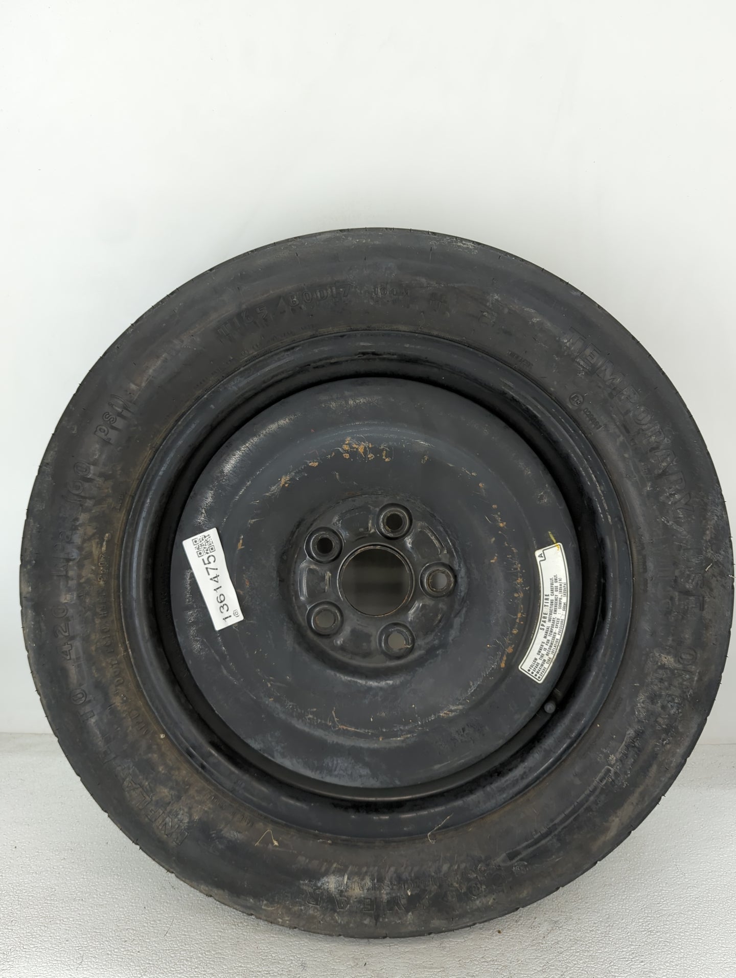 2007-2012 Acura Rdx Spare Donut Tire Wheel Rim Oem - Oemusedautoparts1.com