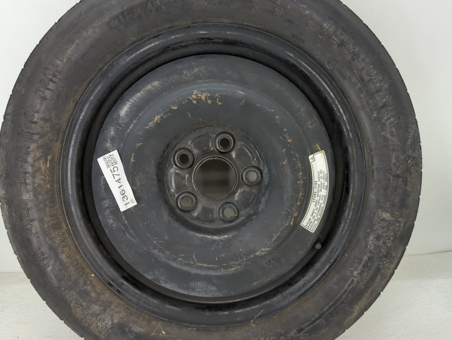 2007-2012 Acura Rdx Spare Donut Tire Wheel Rim Oem - Oemusedautoparts1.com