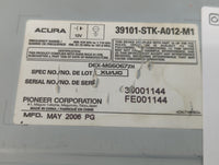 2007 Acura Rdx Radio AM FM Cd Player Receiver Replacement P/N:39101-STK-A012-M1 DEX-MG6067ZH Fits OEM Used Auto Parts - Oemu