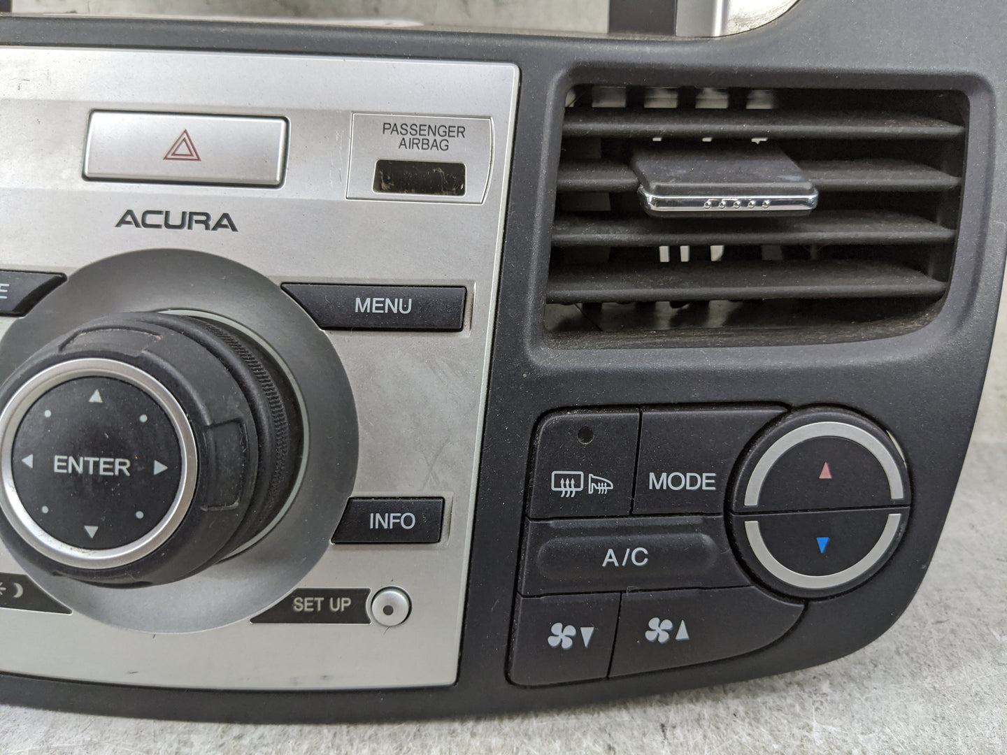 2007 Acura Rdx Radio AM FM Cd Player Receiver Replacement P/N:ZB060507 Fits OEM Used Auto Parts - Oemusedautoparts1.com