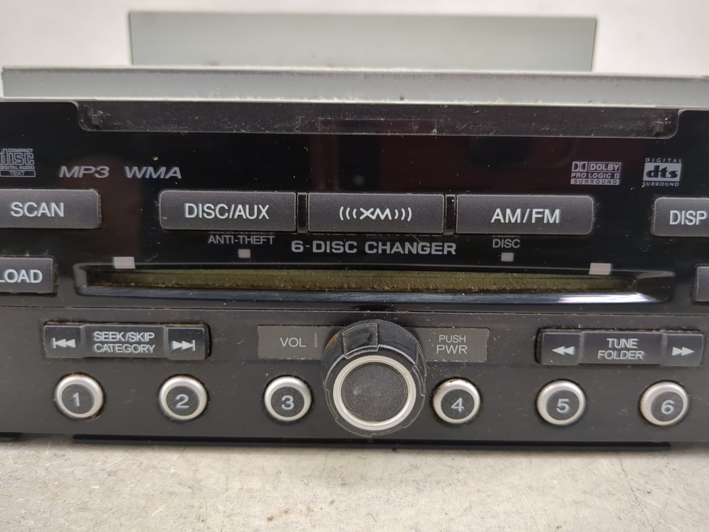2007 Acura Rdx Radio AM FM Cd Player Receiver Replacement P/N:39101-STK-A120-M1 DVZ-MG6067ZH Fits OEM Used Auto Parts - Oemu