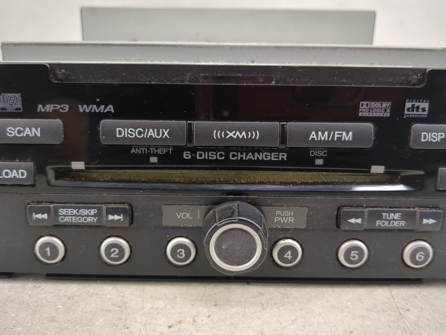 2007 Acura Rdx Radio AM FM Cd Player Receiver Replacement P/N:39101-STK-A120-M1 DVZ-MG6067ZH Fits OEM Used Auto Parts - Oemu