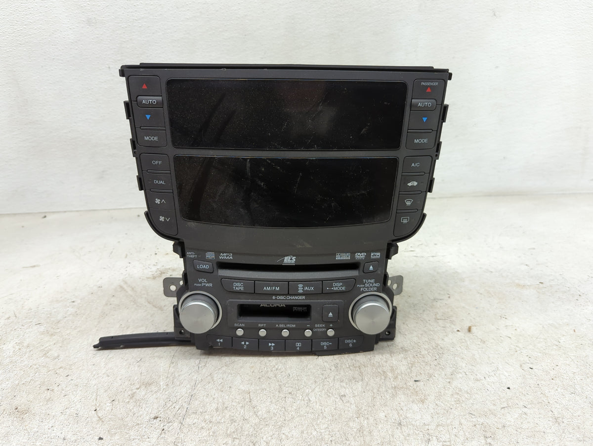 2007-2008 Acura Tl Radio AM FM Cd Player Receiver Replacement P/N:39100-SEP-A100 Fits 2007 2008 OEM Used Auto Parts - Oemuse