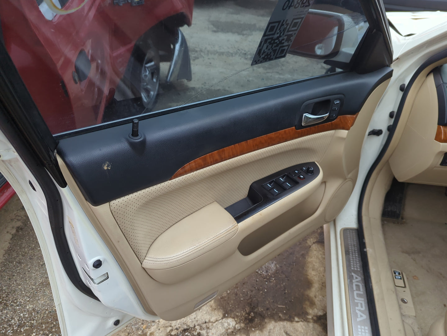 2007 Acura Tsx Front Left Driver Interior Door Panel Trim - Oemusedautoparts1.com