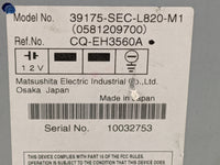 2007 Acura Tsx Radio Cd Changer 39175-sec-l820-m1|0581209700|cq-eh3560a - Oemusedautoparts1.com