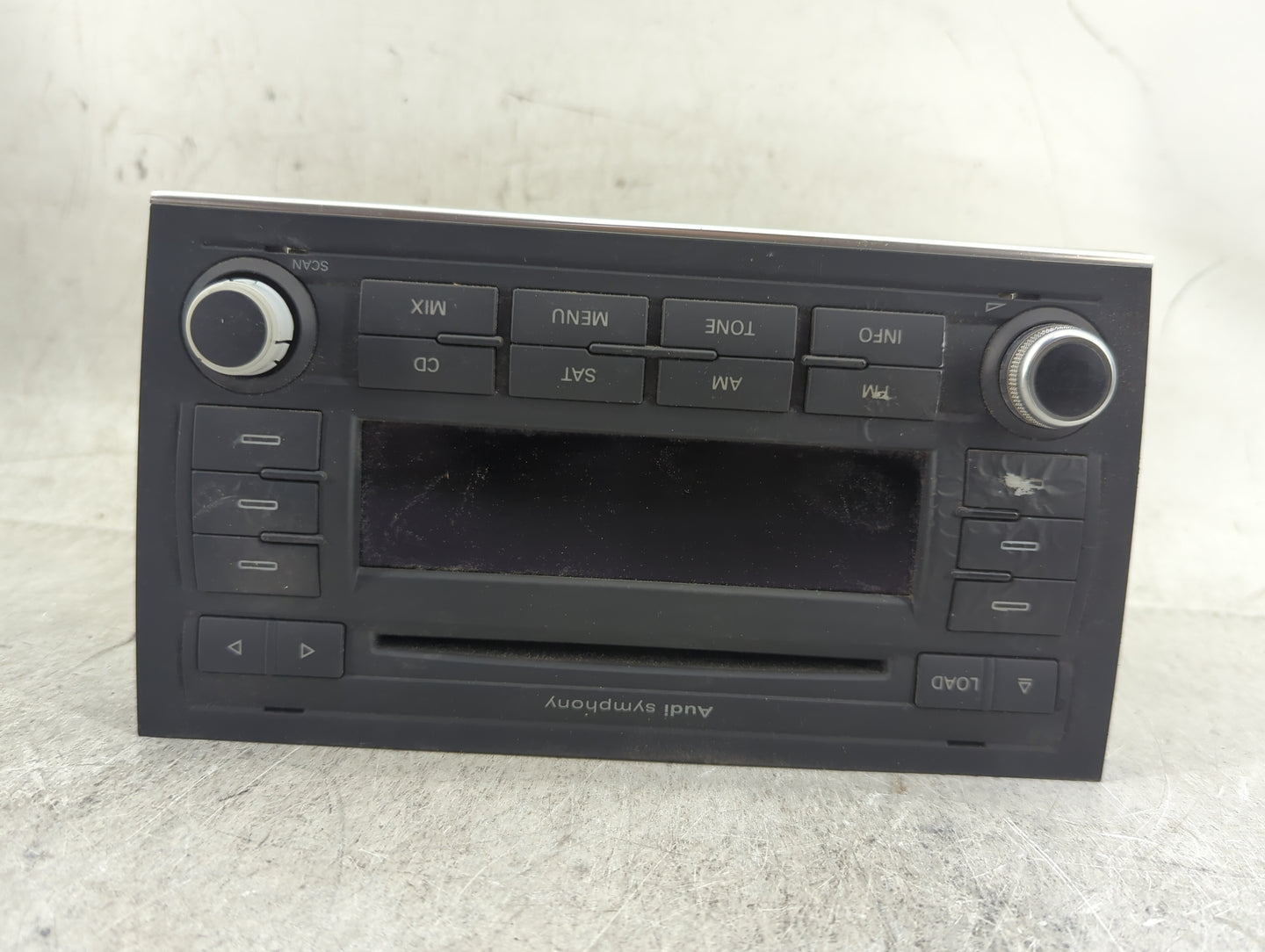 2007 Audi A4 Radio AM FM Cd Player Receiver Replacement P/N:8E0035195AC 7646019380, 8631179692 Fits OEM Used Auto Parts - Oe
