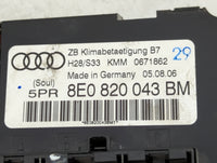 2005-2009 Audi A4 Climate Control Module Temperature AC/Heater Replacement P/N:8E0 820 043 BM Fits Fits 2005 2006 2007 2008 