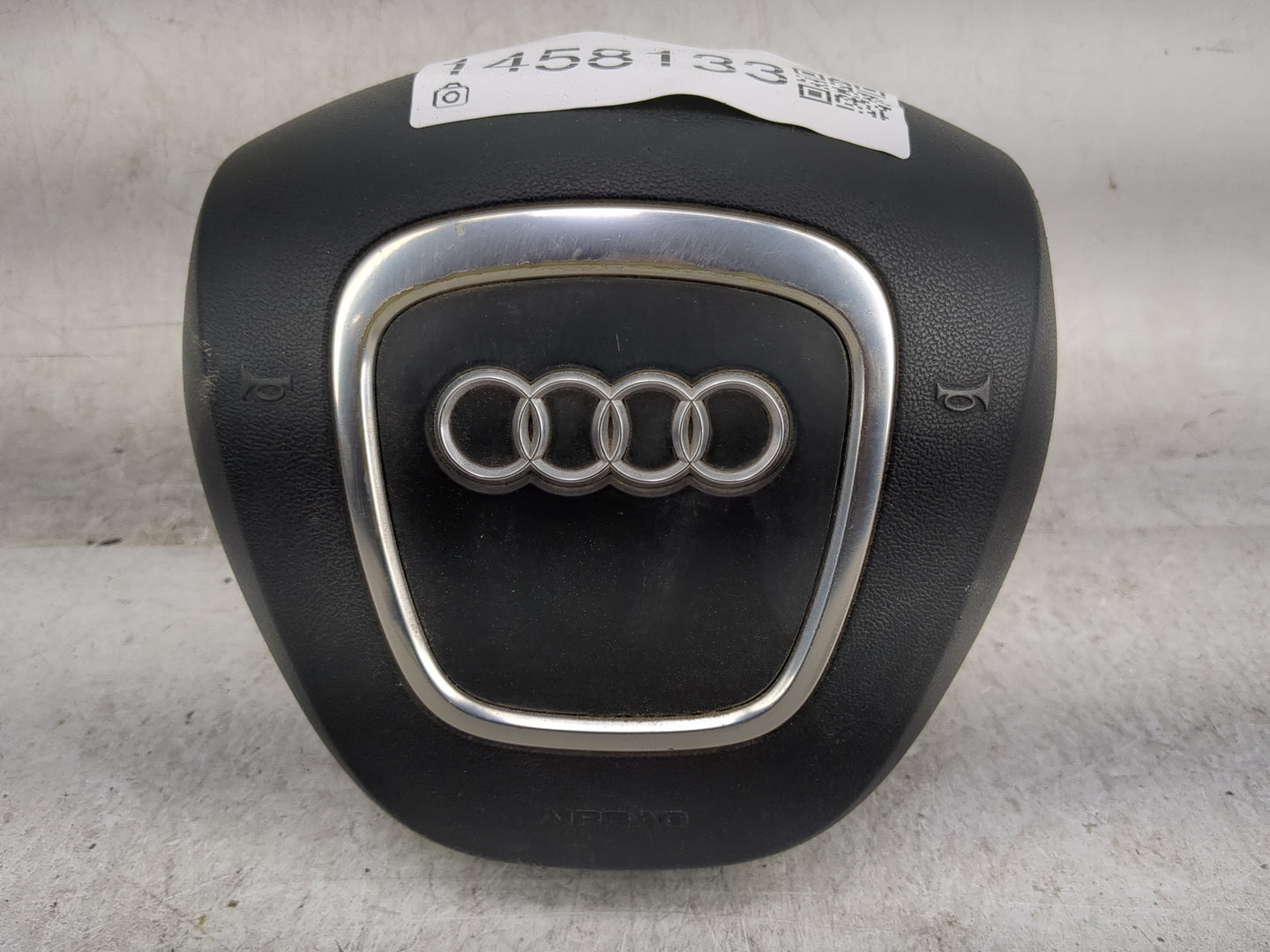 2007-2009 Audi A4 Air Bag Driver Left Steering Wheel Mounted Black - Oemusedautoparts1.com