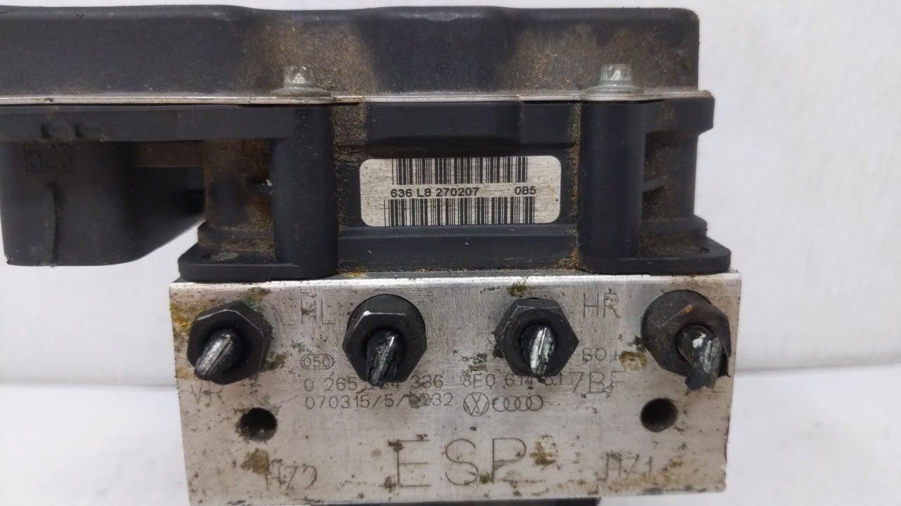2007-2009 Audi A4 ABS Pump Control Module Replacement P/N:8E0 614 517 BF Fits Fits 2007 2008 2009 OEM Used Auto Parts - Oemu