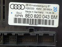 2005-2009 Audi A4 Climate Control Module Temperature AC/Heater Replacement P/N:8E0 820 043 BM Fits Fits 2005 2006 2007 2008 