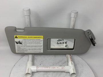 2007 Audi A4 Sun Visor Shade Replacement Passenger Right Mirror Fits OEM Used Auto Parts